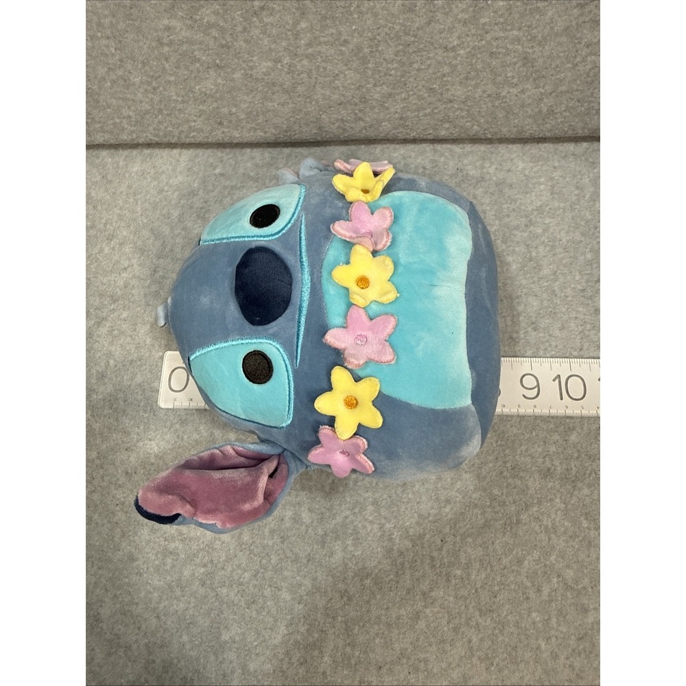Disney Stitch Squishmallows Floral Lei Plush Jazwares Blue Stuffed 8" Plushie - Picture 12 of 14